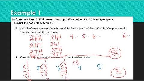A2 Ch 10.1 Sample Space and Probability