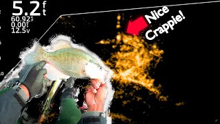 Finding SLAB Crappie During a Front | Crappie Fishing Lake Houston