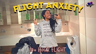 TRAVELING WITH FLIGHT ANXIETY 😖✈️| Travel With Awkjellybean #travelvlog #anxiety