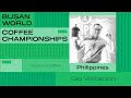 Gio visitacion philippines  2024 world barista championship  semifinals