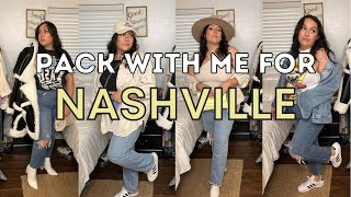 Pack with me for a Nashville trip