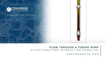 Simulating Flow Through a Tubing Pump With CONVERGE