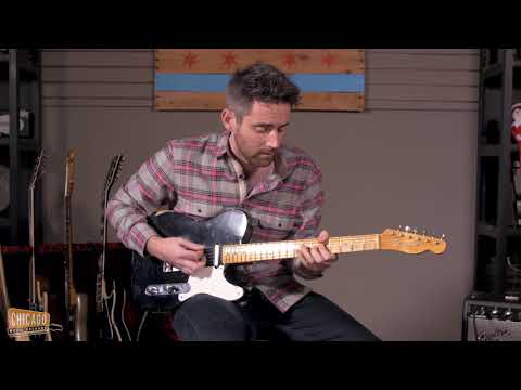 Fender Custom Shop Roasted Pine Double Esquire Relic Aged Black | CME Quick Riff | Nathaniel Murhpy