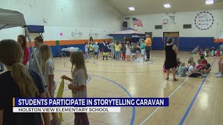 Storytelling Caravan transports students at Holston View Elementary