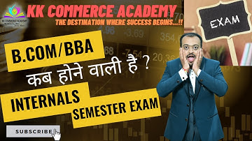 Internal Exam & Semester Exam Announcement #kkca #kk_sir #sppu #sybcom #fybcom #fybba #sybba