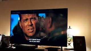 Die Hard 2 1990 Film Major Grant arrives at Dulles International Airport with his Special Army Unit