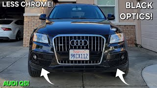 BLACK OPTICS FOGLIGHT GRILLS INSTALL/REPLACEMENT on my Supercharged 2014 Audi Q5 3.0T Quattro!