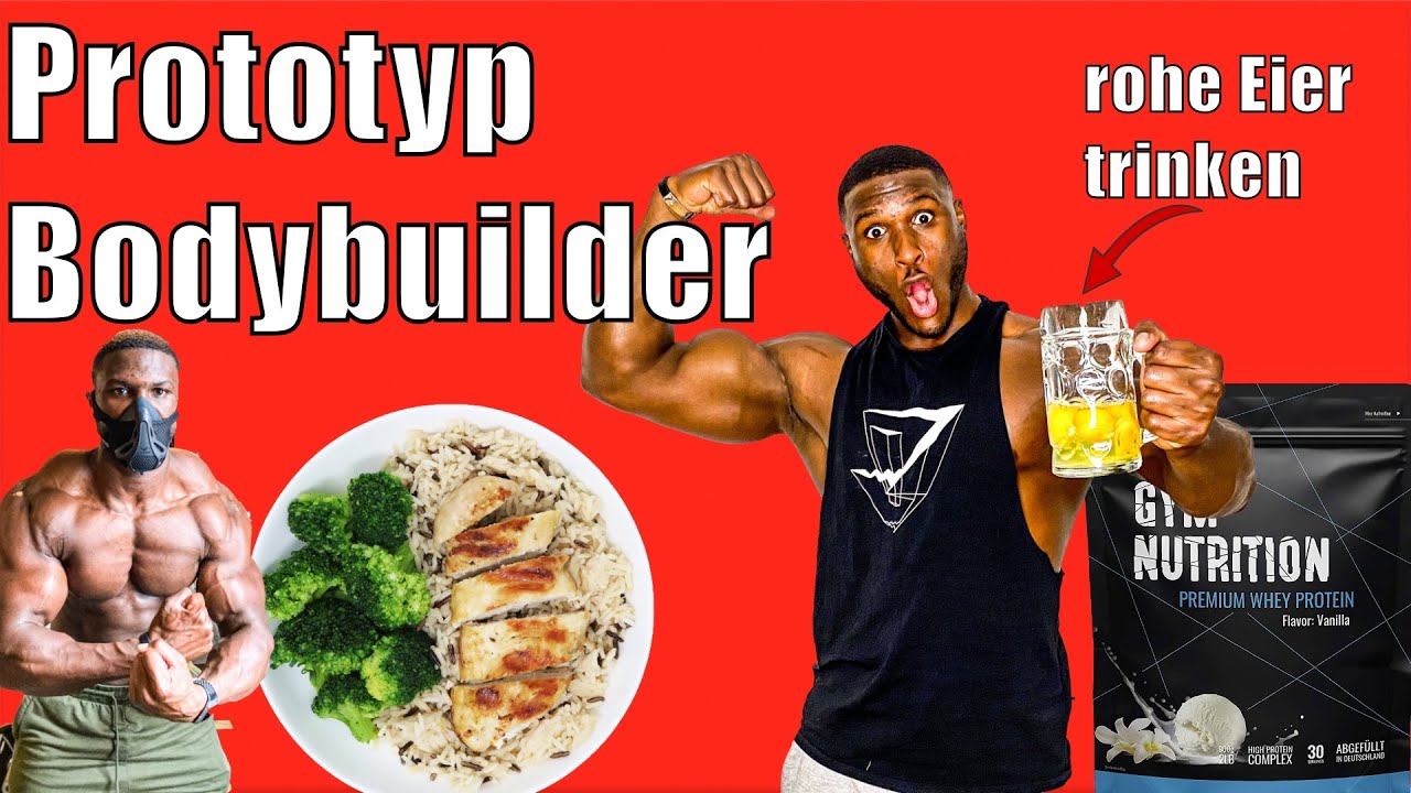 Ich Esse 1 Tag Lang Wie Der Prototyp Bodybuilder Mit Rohen Eiern Youtube