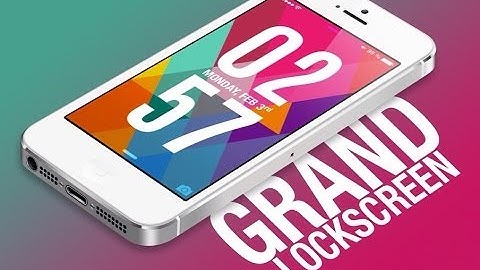 Grand LS: The Best Lock Screen Theme For iOS 7