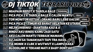 DJ TIKTOK TERBARU 2025🎵DJ NGAPAIN REPOT X TABOLA BALE🎵DJ PICA PICA X TABOLA BALE X CALON MANTU