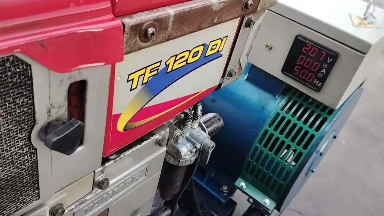 Phát điện 7.5 kw TF120 giá 0913558414 bãi máy phu hữu hậu Giang củ 