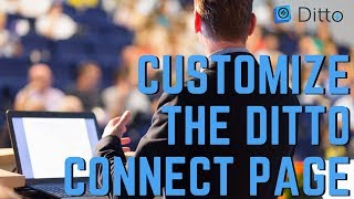 How to Customize the Ditto Connect Page screenshot 5