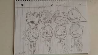 Sonic Sketch Characters