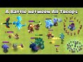 All Troops fighting each other | Clash of Clans