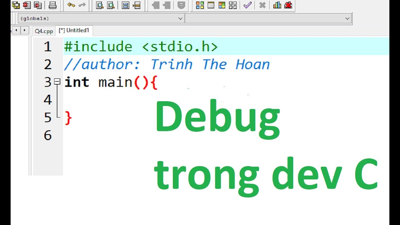 dev c++ คือ  Update New  Lập trình C - Debug trong dev C ++