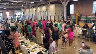 AKA’s Serenading Indria at her wedding w/National Hymn