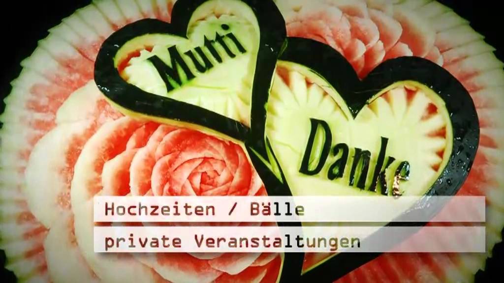 Chinesische Gemüseschnitzkunst SA Gemüse und Früchteschnitzerei Arthur Felger firmenclip.de konzept unternehmensvideo