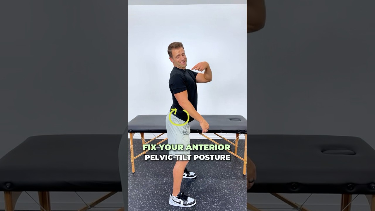 Fix Lower Back Forward Tilt Posture PERMANENTLY - Just 3 Exercises!