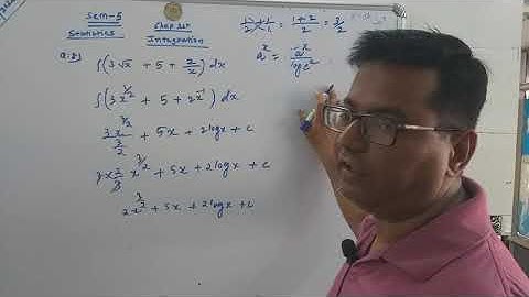 Lecture :5 ,Sem-5 sub:Statistics chapter 1st: integration & its Application