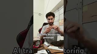 Building a yolov8 project for car object detection and controlling LEDs automatically using AI #ai