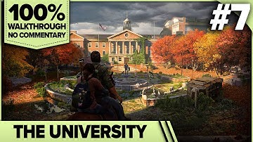 The Last of Us Part 1 Cinematic Walkthrough (PC, Grounded, No Damage, No HUD) 07 THE UNIVERSITY