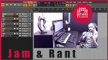 Bitwig Studio Jam and rant: keep it simple