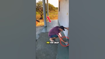 Perfect Concrete Finishing Technique Using a Plastering Trowel | Smooth Cement Floor Like a Pro