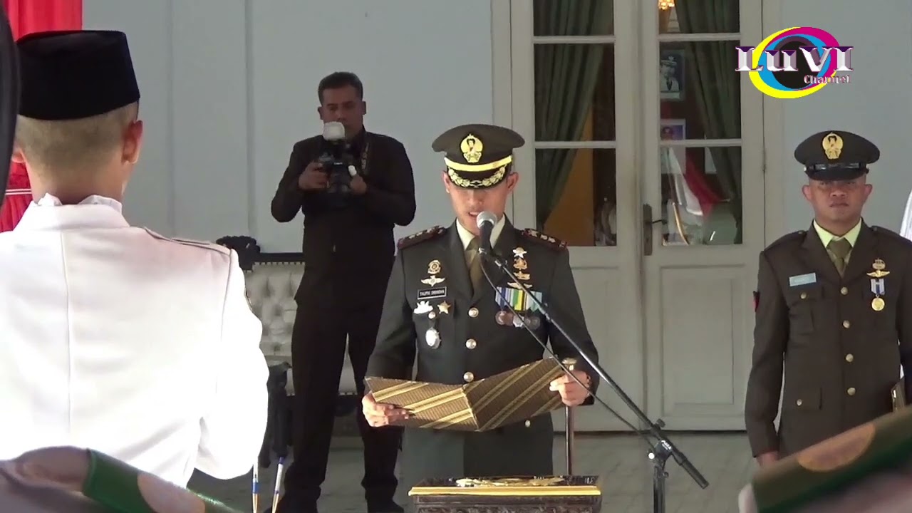 Pengukuhan Paskibra Kabupaten Bangkalan Tahun 2023