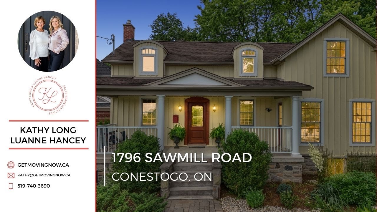 Conestogo Real Estate 1796 Sawmill Rd Kathy Long YouTube