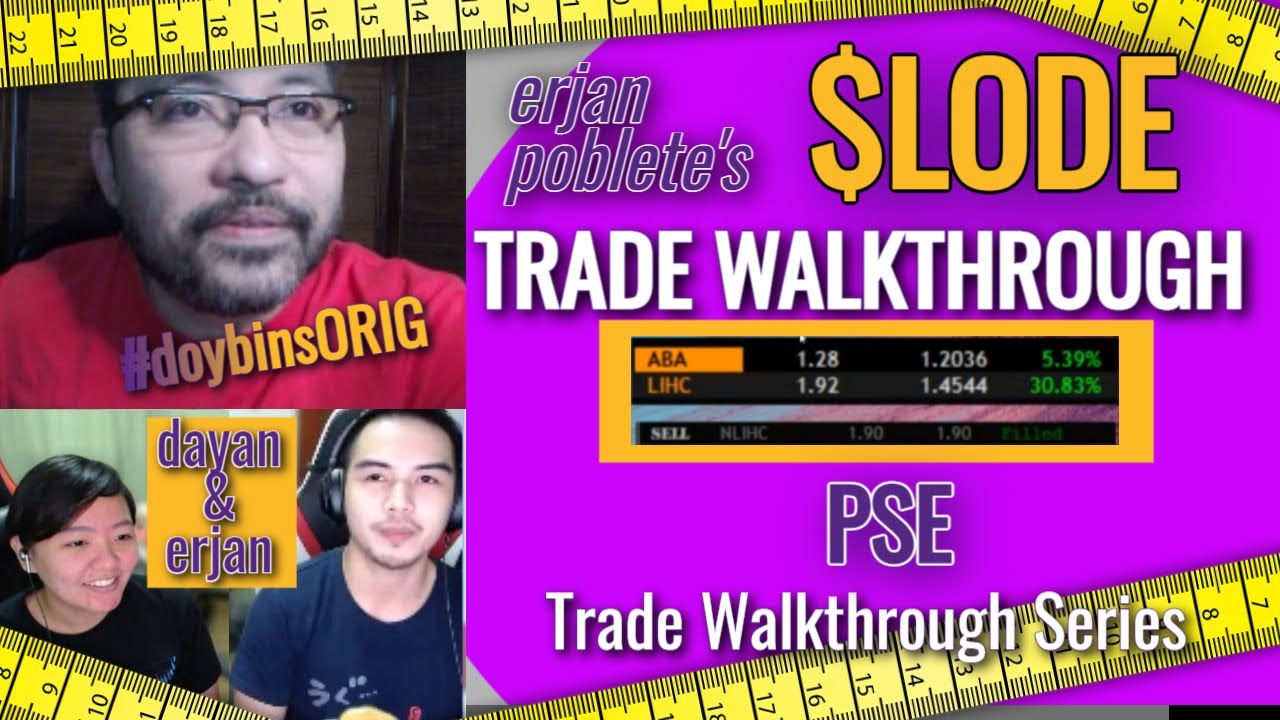 $LODE TRADE WALKTHROUGH | ERJAN POBLETE | STOCK TRADING PHILIPPINES | CLIP