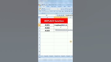 Replace in Excel 🔥 Part 97 #excel #shorts #ytshorts