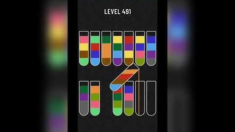 Water sort puzzle level 491