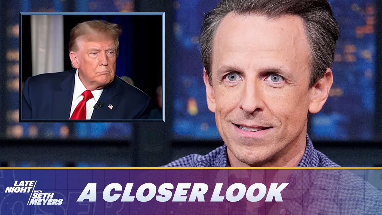 WATCH: 'He's probably going to be a great f**king president' - Late Night  host Seth Myers on Donald Trump