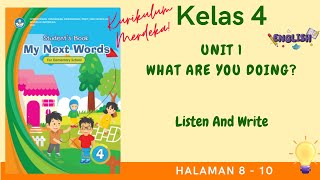 Kurikulum Merdeka Kelas 4 Bahasa Inggris Unit 1 | Listen And Write | Halaman 8 - 10 screenshot 3