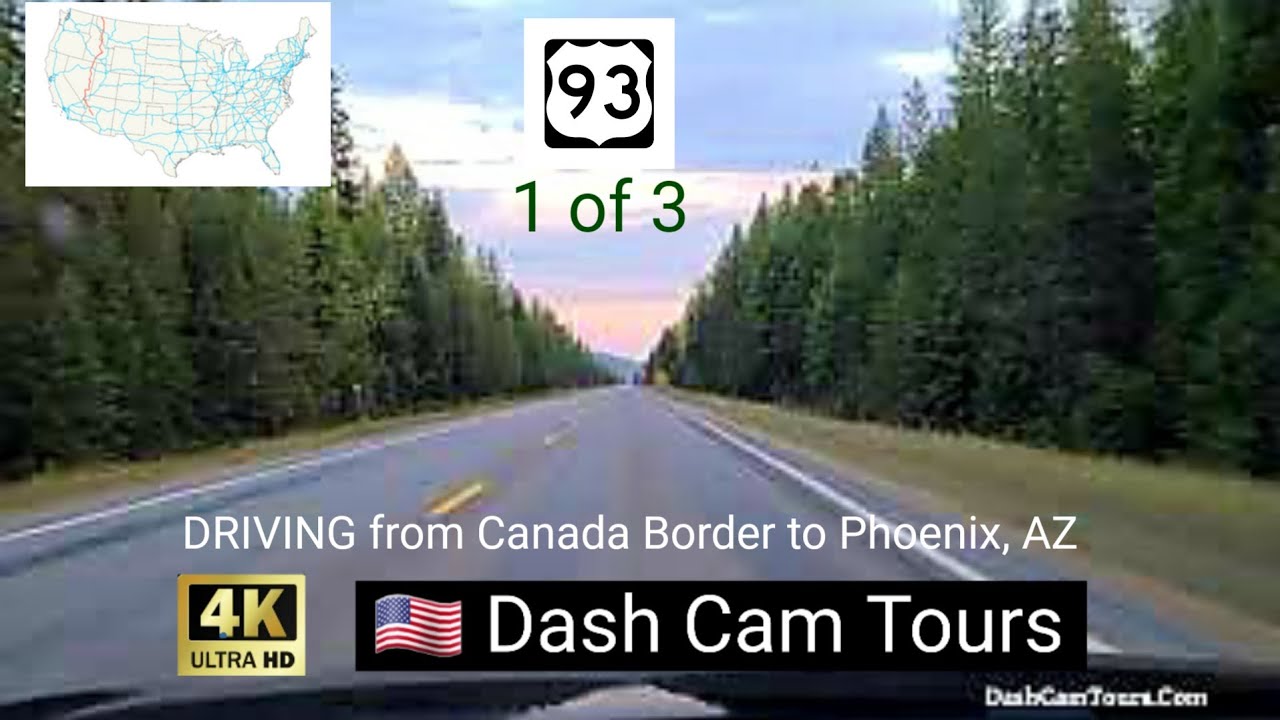 1 of 3 Driving Entire Highway US-93 South. Montana, Idaho, Nevada ...
