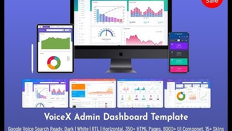 Responsive Bootstrap Admin Dashboard Template – VoiceX