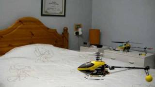 Trex 250-EP-3D-3s Super Combo`Maiden Flight Bedroom