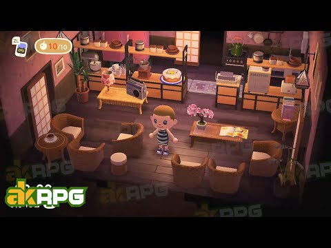 ACNH Bakery & Cafe Design Ideas with Floral Decor - Create a Cozy Cake or Coffee Shop in Animal Crossing