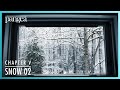 Snow 02  looking glass forest cabin window cold winter ambient chilling blizzard