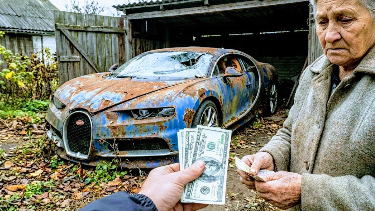 $3,000,000 Bugatti Abandoned in a Village Garage! 😱