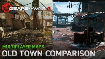 Gears of War 4 - Old Town Comparison [Gears 3 Remake]