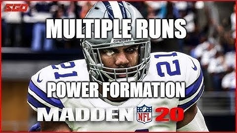 Madden 20 Glitches Cheats and Tips - Multiple Run - Power Formation