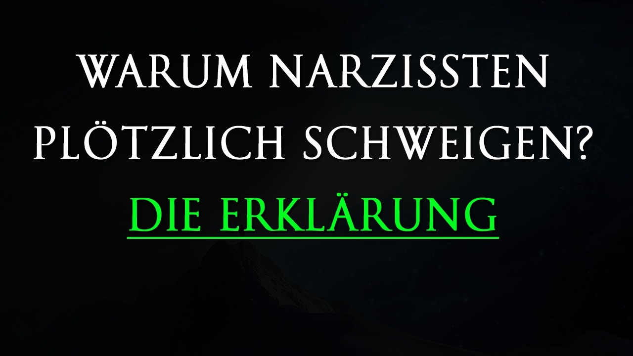 Gründe, warum der Narzisst plötzlich schweigt und sich distanziert | Narzissmus