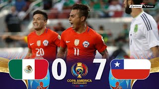 Mexico 0 x 7 Chile ● 2016 Copa América Extended Goals & Highlights HD