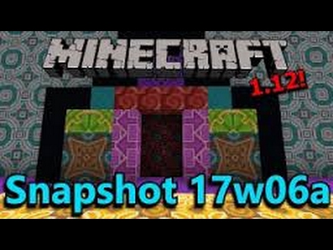 Minecraft - SnapShot Nova Versão 17w06a (1.12) - YouTube