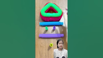 Color changing relaxing Voicing and of pop tube #asmr #creative #satisfying #relaxing #voicings