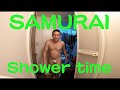 【SAMURAI FUNDOSHI】Shower time!!/ふんどしでシャワー浴びてみた