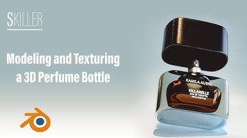 How to Model a Realistic 3D Perfume Bottle in Blender for Beginners | Step-by-Step Tutorial