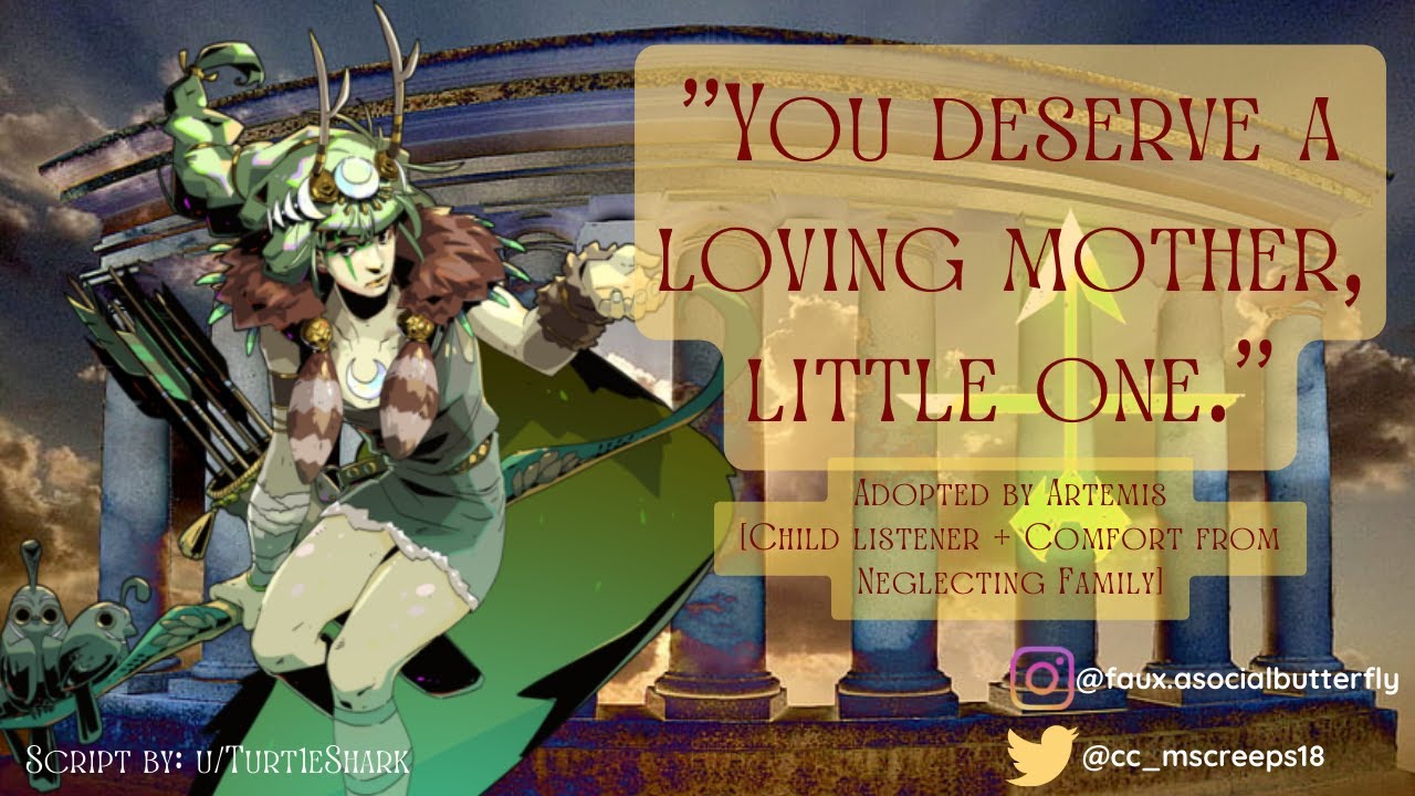 Saved and Adopted by the Goddess Artemis [F4F/A] [Child Listener] [Goddess Speaker][Greek Mythology]