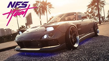 Need For Speed Heat - Mazda RX-7 Customization (Best Track Build) #nfsheat